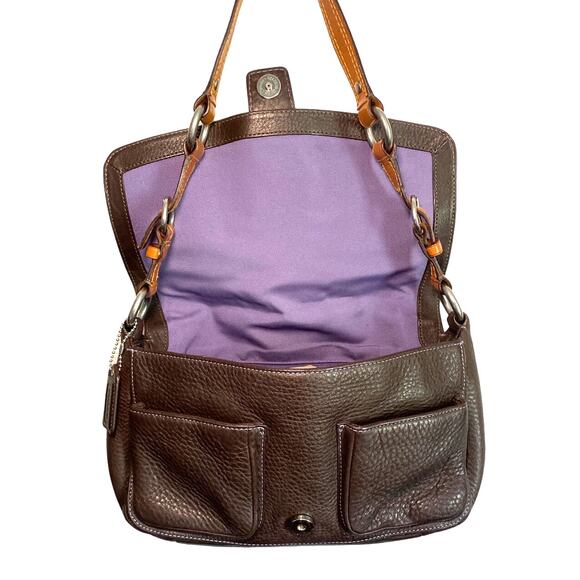 Coach Handbag     Brown      Shoulder Strap    Leather - Picture 2 of 11